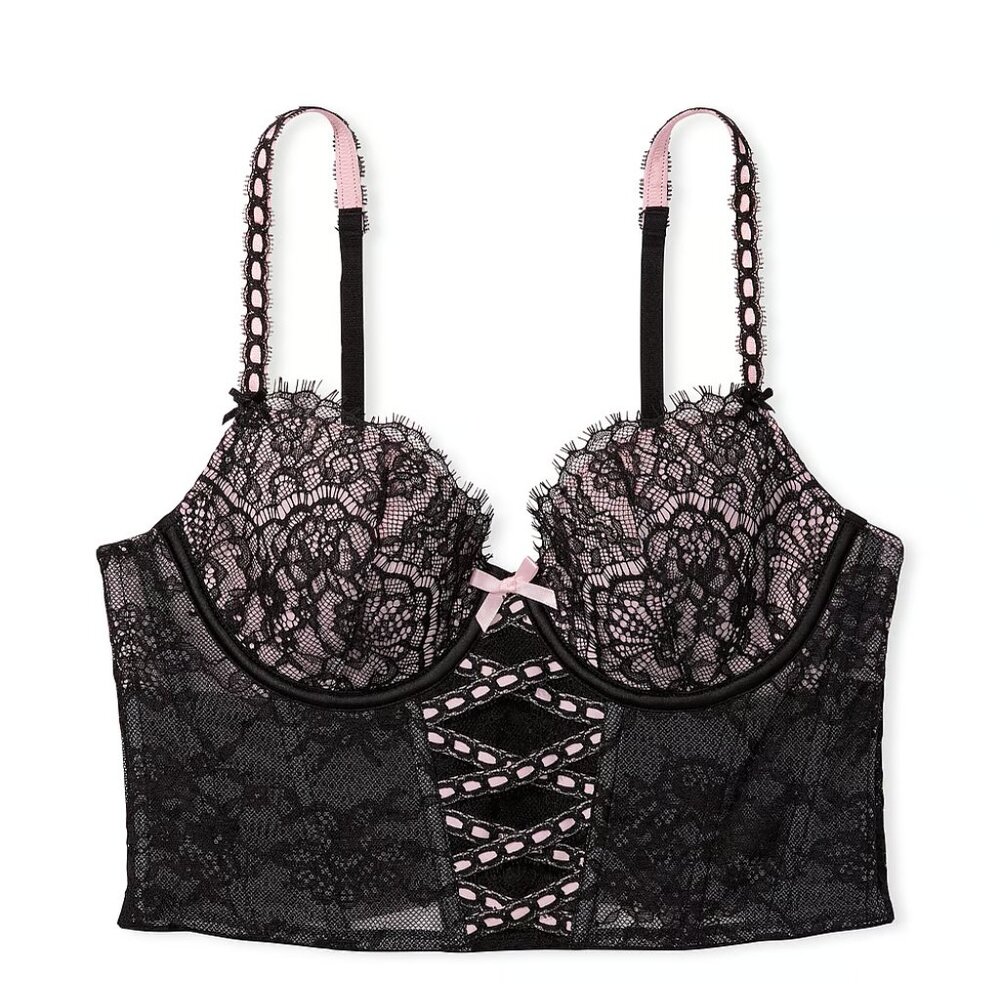 Lightly-Lined Heritage Ribbon Slot Bra Top